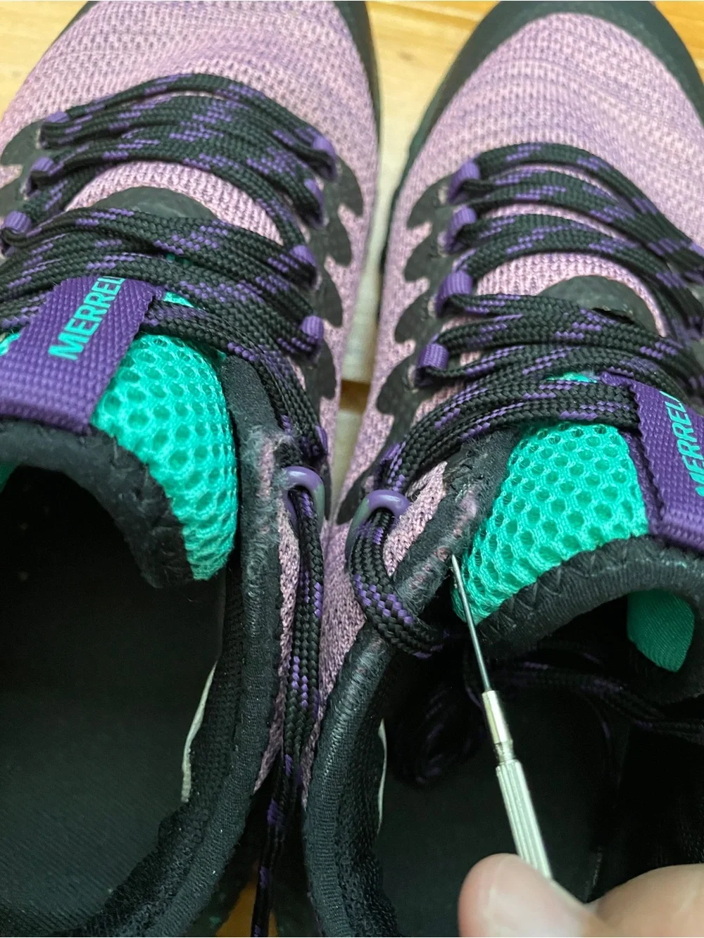 Merrell Bravada WOMENS 7.5 Purple Trail Running Hiking Shoes Gorpcore J033644